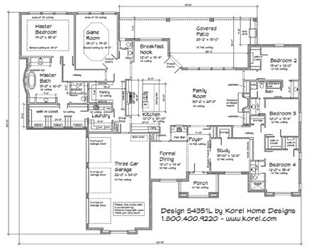 S4351l Texas House Plans Over 700 Proven Home Designs Online By