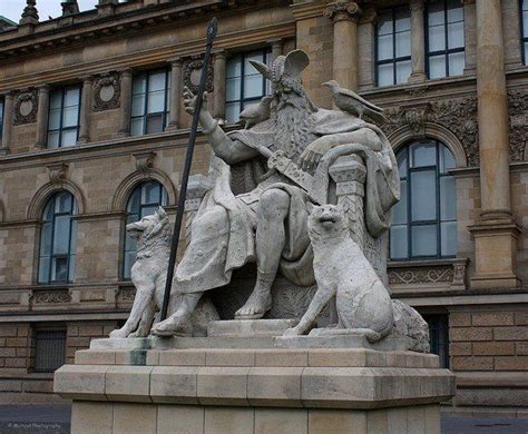 Odin Enthroned Museum Of Lower Saxony In Hanover Germany By