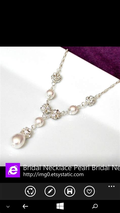 Pin By Judy Carnley On A Necklace Bridal Necklace Bridal Pearl