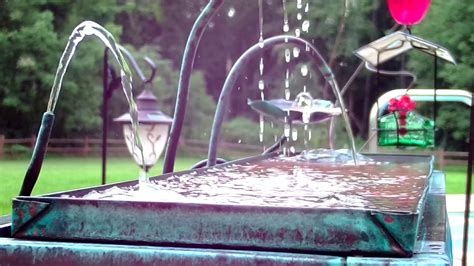 Slick, slippery bottoms make birds uncomfortable just like we do walking on a wet pool bottom with bare feet. Hummingbird bird bath fountain - YouTube