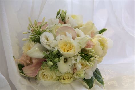 The Flower Magician Gorgeous Ivory And Blush Pink Wedding Bouquet