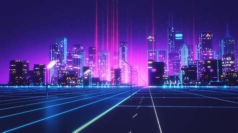 Synth City Wallpapers Wallpaper Cave