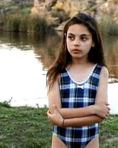 Celebs Horror Movie Pasts Young Celebrities Mila Kunis Young Mila Kunis