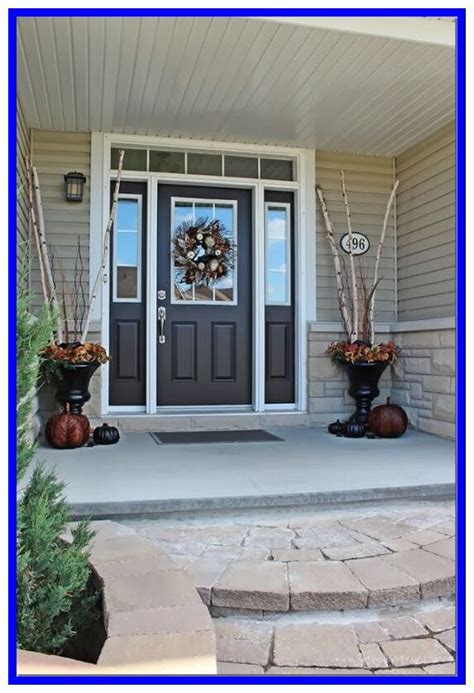 16 Exterior Front Door Colors For Brown House Ideas Decorqt