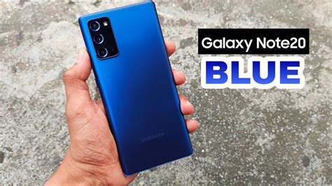 Samsung Note 20 Blue Colour Smart Stuff Youtube