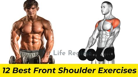 12 Best Front Shoulder Exercises Top Anterior Deltoid Workout Youtube