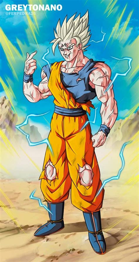 Goku Ssj2 Majin By Greytonano Dragon Ball Super Goku Dragon Ball Art Majin Goku Gohan
