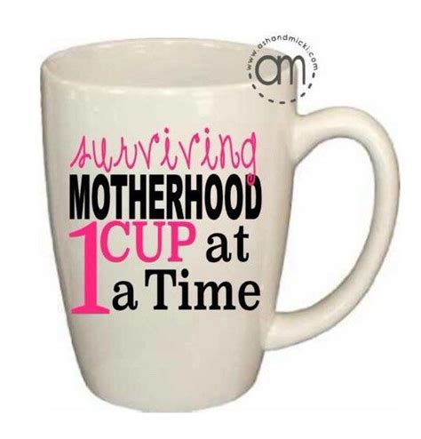 Surviving Motherhood Coffee Mug And Wine Glass Mothers Day T New Mom