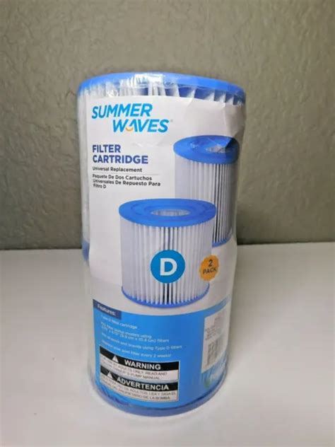 Summer Waves Type D Universal Replacement Swimming Pool Filter