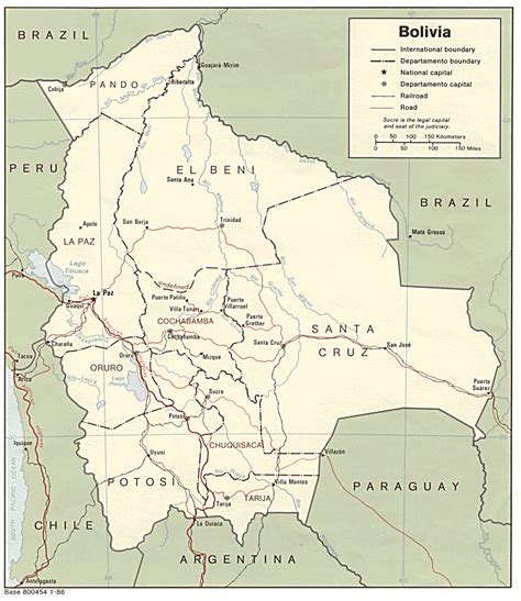 Bolívia Mapas Geográficos Da Bolívia Enciclopédia Global™