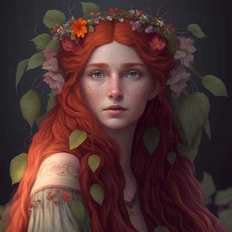 Character Portraits Character Art Character Design Red Hair Elf Dnd