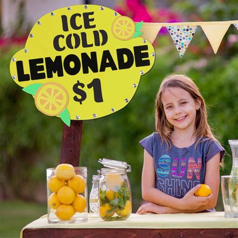 Lemonade Stand Poster Board Ideas Dharma Reflections