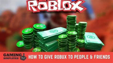 How To Give Robux To People And Friends Quick And Easy Way