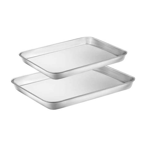 Maybe you would like to learn more about one of these? Stainless Steel Baking Sheet Set of 2 Toaster Oven Pan ...