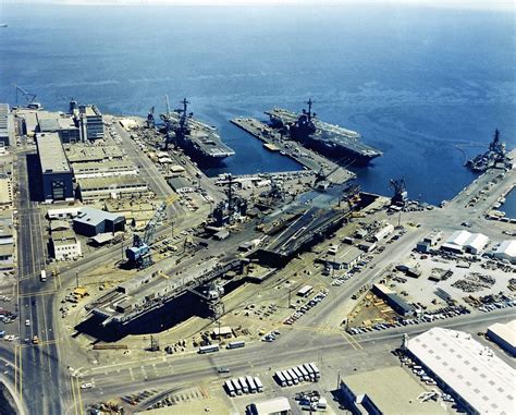 An Aerial View Of Hunters Point Naval Shipyard San Francisco