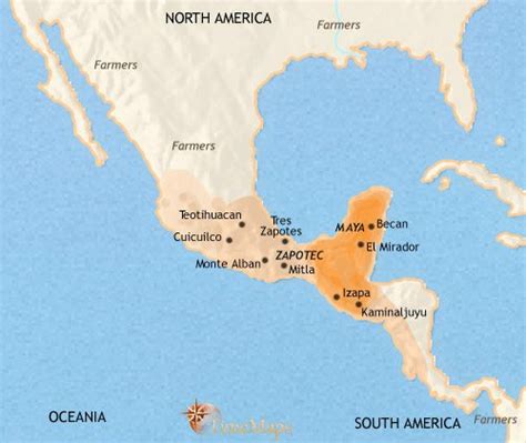 Ancient Maya Civilization Map Bastabook