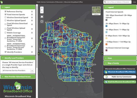 Assessing Wisconsins Digital Divide With Gis