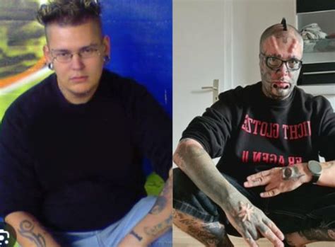Weird News Man Cuts Off Ears And Tattoos Face To Resemble Skull Video