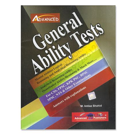 General Ability Tests By M Imtiaz Shahid Advanced Publishers - CBPBOOK ...