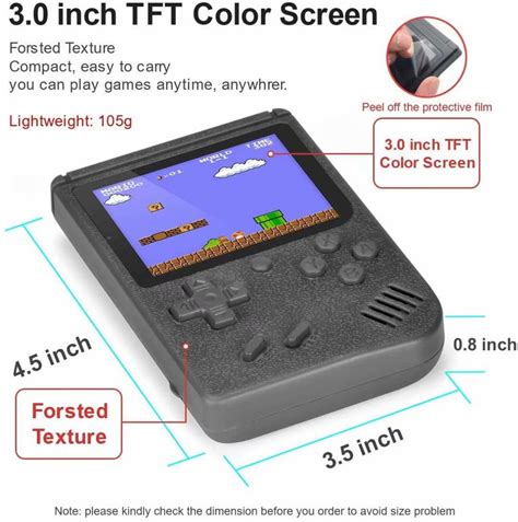 Handheld Game Console Retro Game Console With 400 Classic Games 30