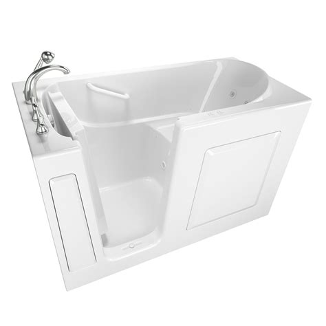 Gelcoat Entry Series 60 X 30 Inch Walk In Tub With Combination Air Spa And Whirlpool Systems