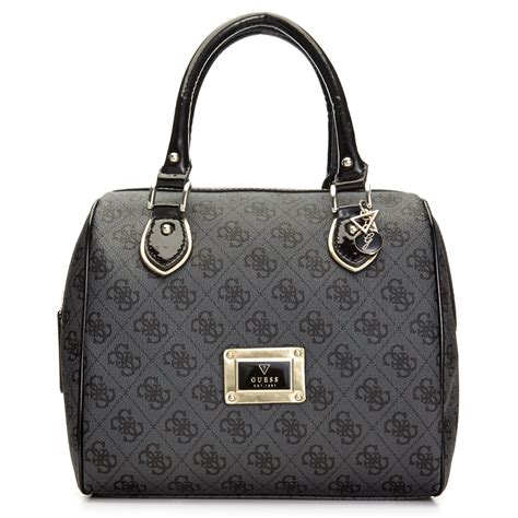 Where Can I Buy Guess Handbags - Lyst - Guess Handbag Reama Box Satchel in Black