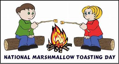 Clip Marshmallow National Toasting Toasted Camping August
