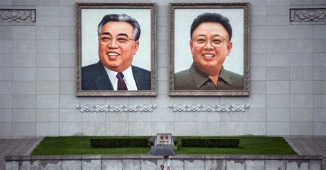 North Korea Takes Down Huge Portraits Of Kim Jong Uns Dad And