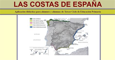 CapitÁn EducaciÓn 3º Primaria C Sociales El Relieve De Las Costas