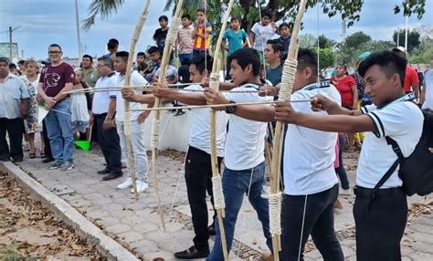 Jugando aprendemos nuestra cultura, habilidades sociales, educación física y convivencia. Primera olimpiada de juegos tradicionales en zona maya ...