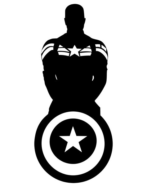 Free Printable Captain America Stencils And Templates
