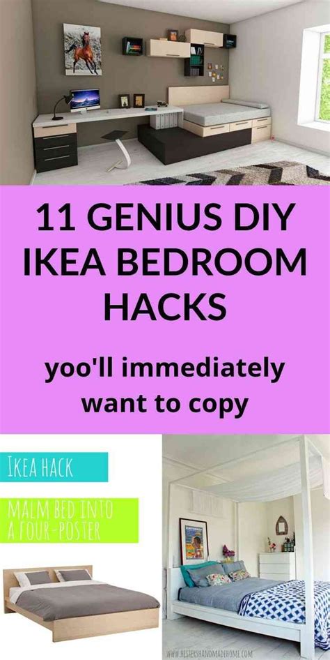 This ikea hack using the tarva dresser is such an amazing diy furniture project! 11 GENIUS IKEA BEDROOM HACKS THAT WILL BLOW YOUR MIND ...
