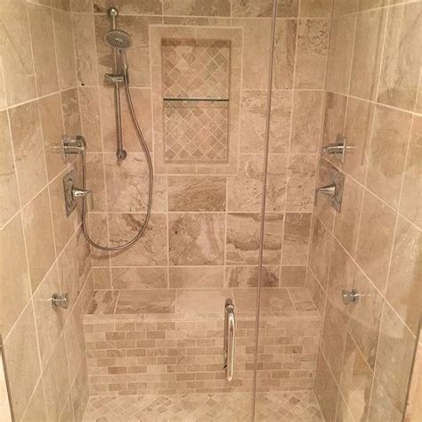640 x 498 jpeg 75 кб. Inspiration | Shower remodel, Beige marble bathroom ...