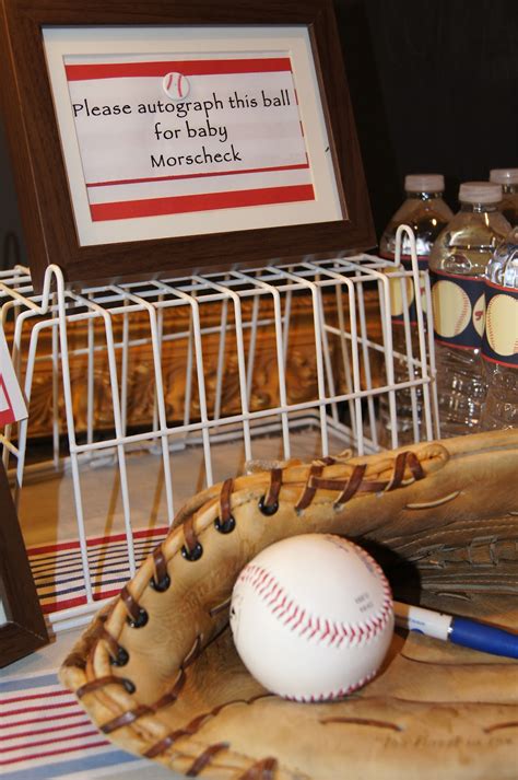 A Vintage Baseball Themed Baby Shower