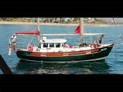 Motor sailer fisher 37 yacht sailing at plymouth, uk. Fisher 37 aft cabin en Pto Dptivo José Banús | Ketches de ocasión 56555 - Cosas de Barcos