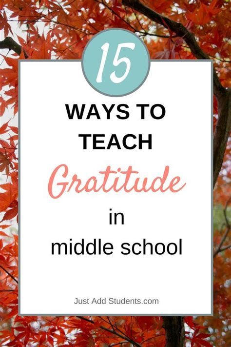 How Do Can You Teach Your Students Gratitude Here Are 15 Activities To
