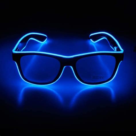 aquat el wire flashing neon rave glasses rave glasses