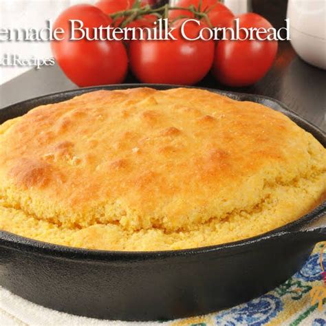 This cornbread is a rare compromise between southern and northern cornbreads: Corn Bread Made With Corn Grits Recipe / Homemade Skillet ...