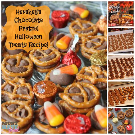 Hersheys Pretzel Chocoloate Halloween Treats Recipe Nut Free