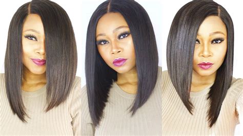 Blunt cut bob sew in with closure. How To Make/Cut A Versatile Bob Wig || Start To Finish ...