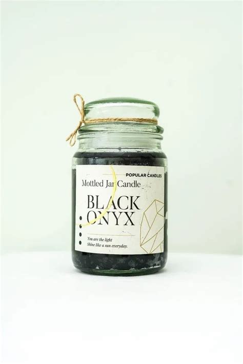 black onyx wax 18oz mottled scented jar candle at rs 345 piece in kochi id 23640257412