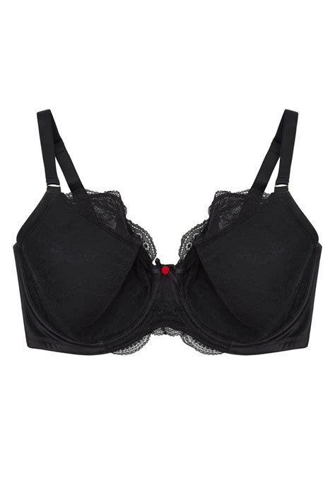 Fion Full Bust Black Satin And Lace Bra Dde K Playful Promises Usa