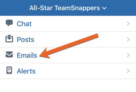 sending a team email teamsnap playbook