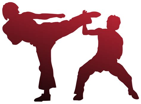 Download Karate Silhouette Outline Royalty Free Stock Illustration