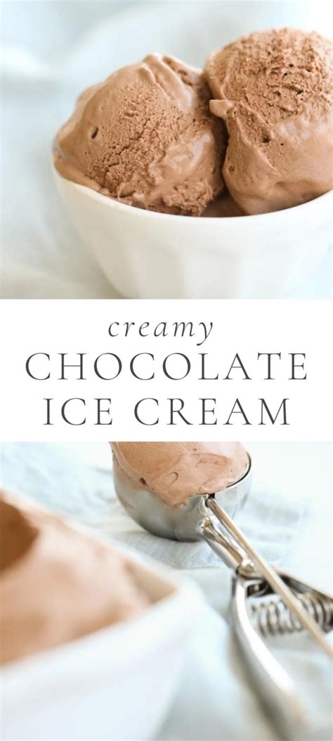 Minute Creamy Chocolate Ice Cream Recipe Julie Blanner