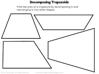 This contradicts the definition of a trapezoid, which can have only one pair of parallel. Teaching in an Organized Mess: Decomposing a Trapezoid ...
