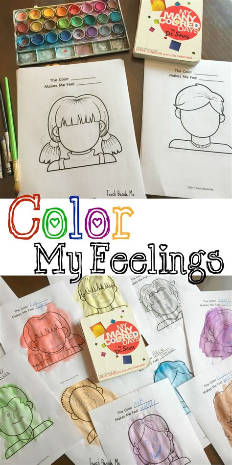 Color My Feelings My Many Colored Days Emotions Preschool Feelings