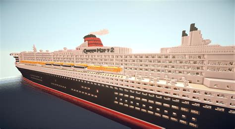 Massive Full Scale Ship Creative Mode Minecraft Java Edition