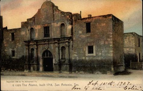 Maybe you would like to learn more about one of these? The Alamo, built 1718 San Antonio, TX