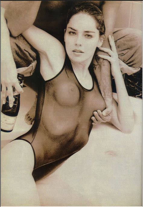 Naked Sharon Stone In Playbabe Magazine